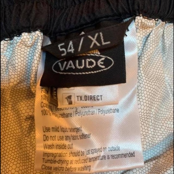 Vaude Mens tech shell pants - Picture 4 of 5